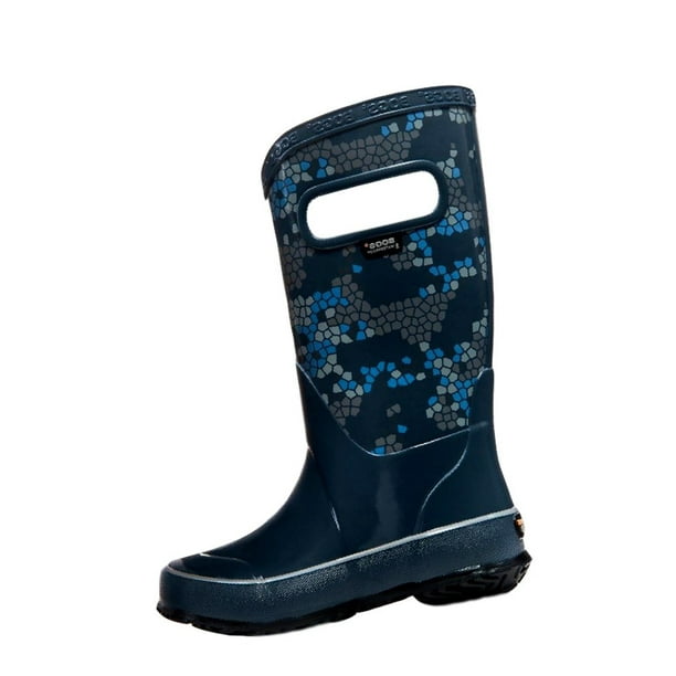 BOGS Machine Washable Waterproof Boots LAST PAIRS SALE Axel BLUE Multi